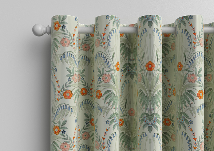 Cotswold Faux Silk, Persimmon - Made to Measure Curtain - Image 12